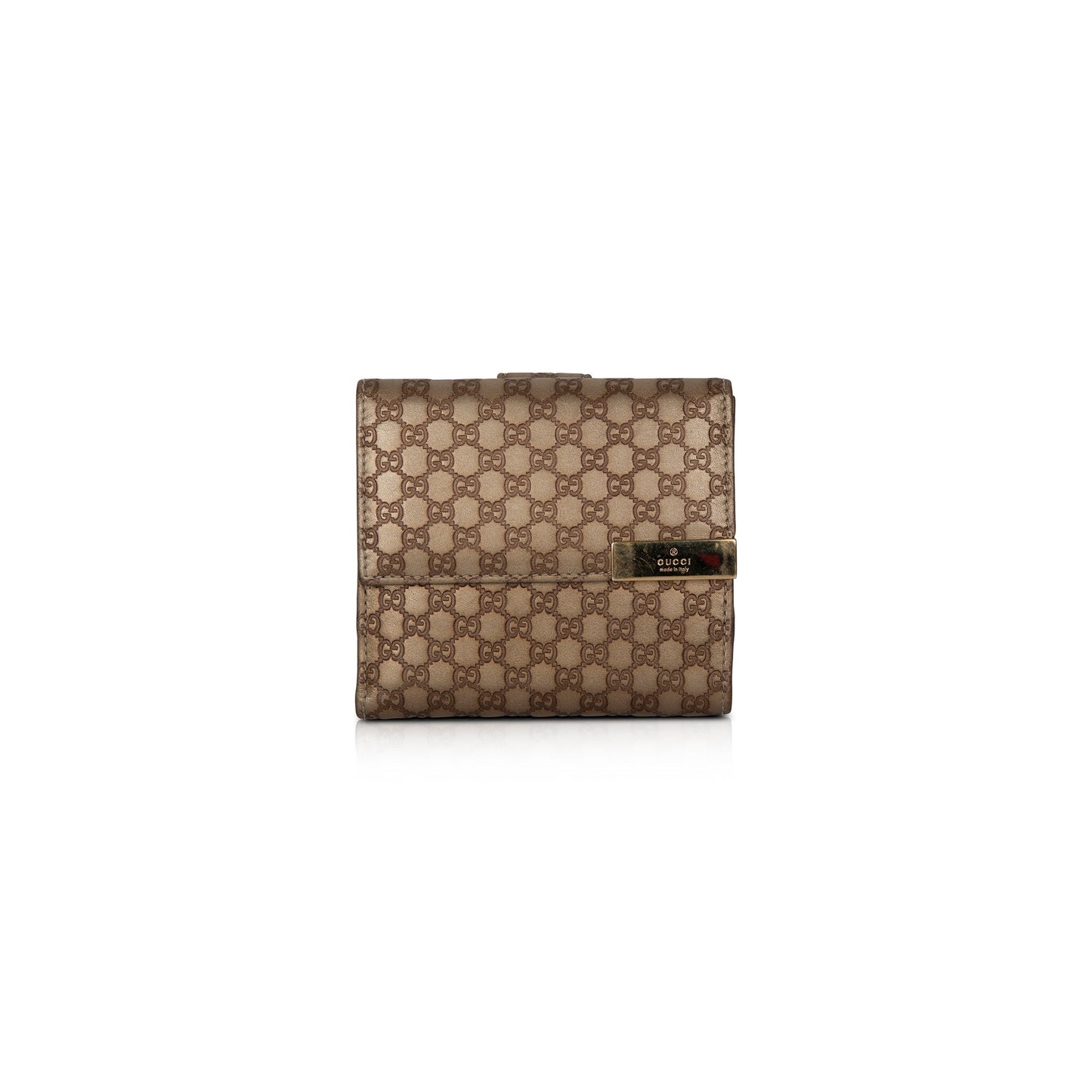 Gucci GG Microguccissima Compact Wallet