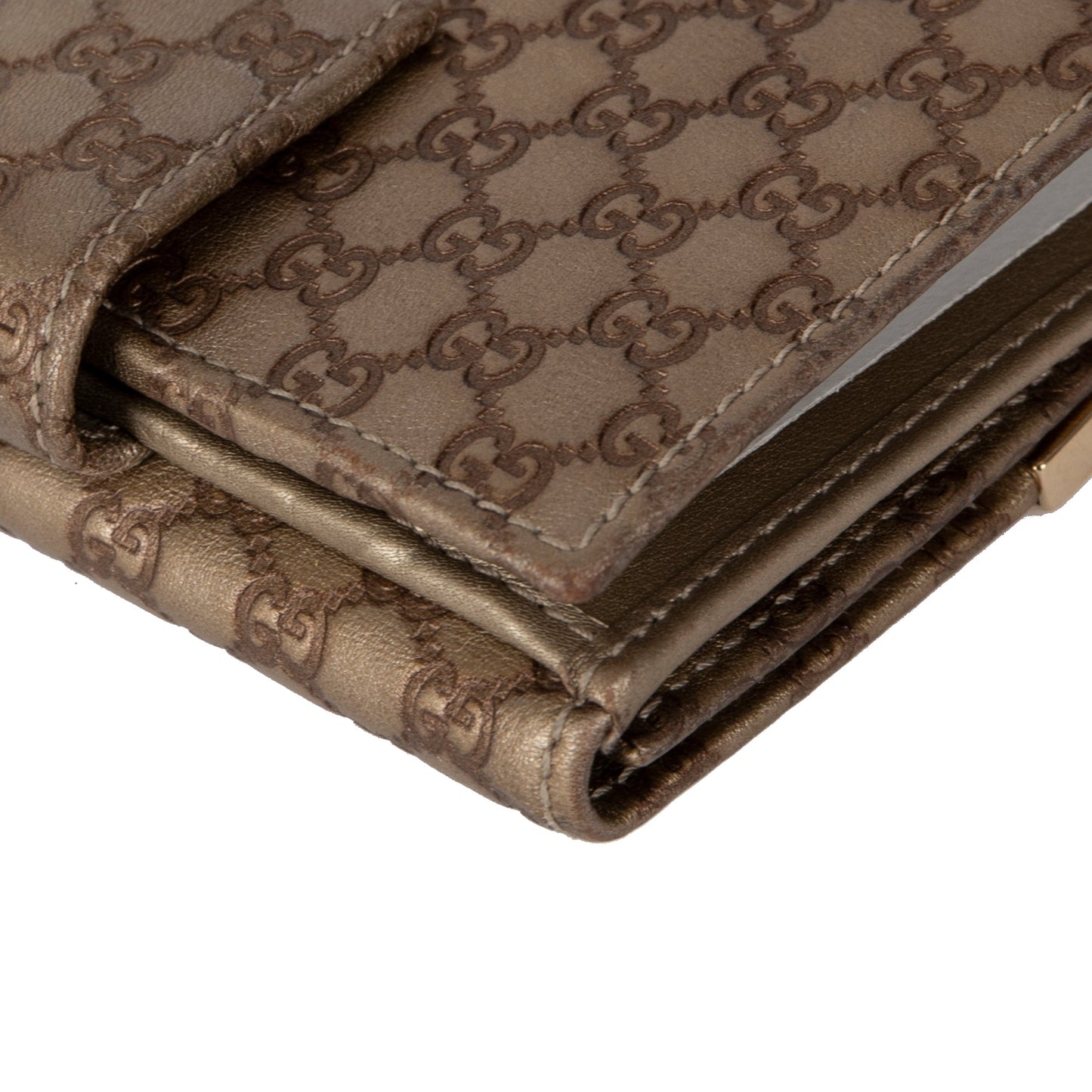 Gucci GG Microguccissima Compact Wallet