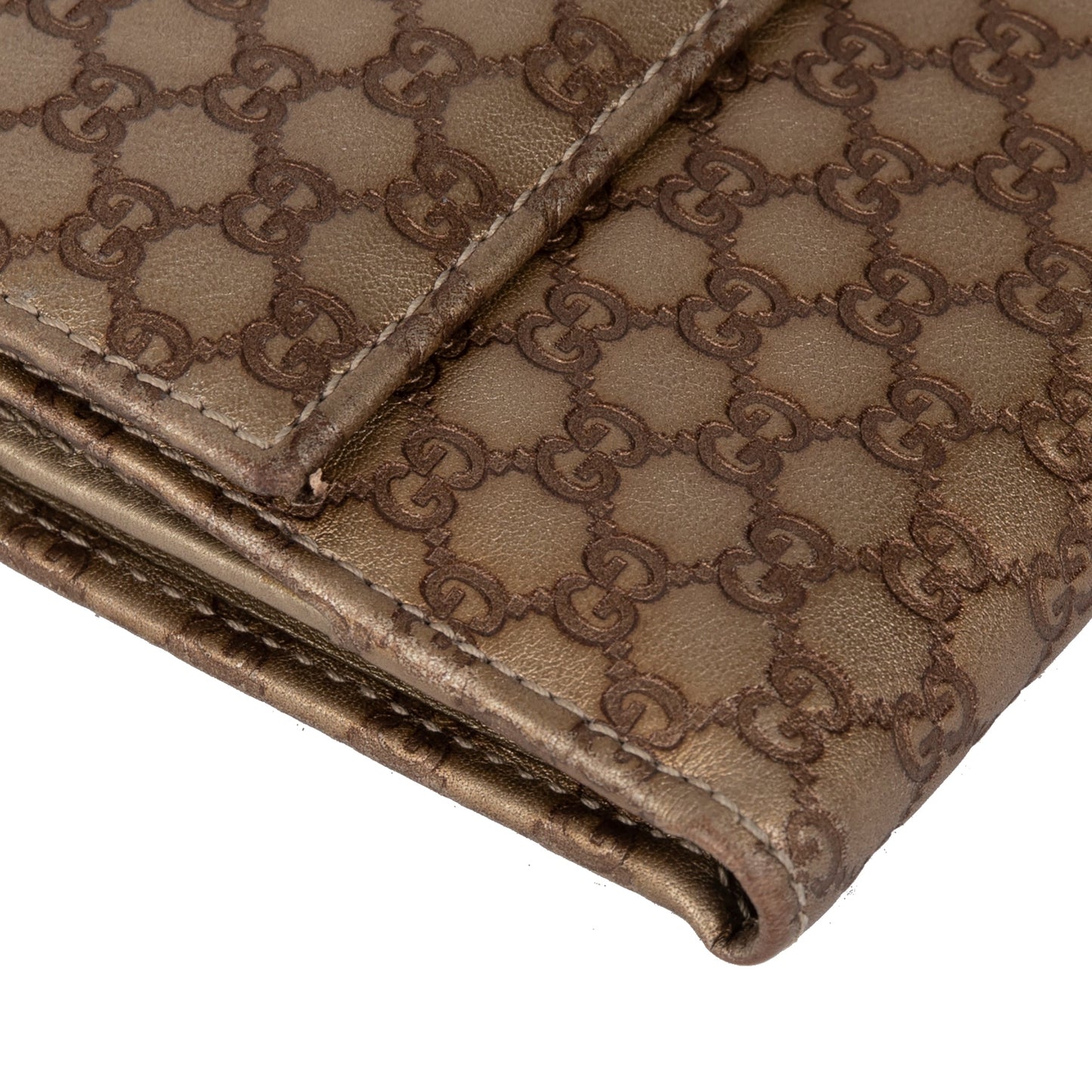 Gucci GG Microguccissima Compact Wallet