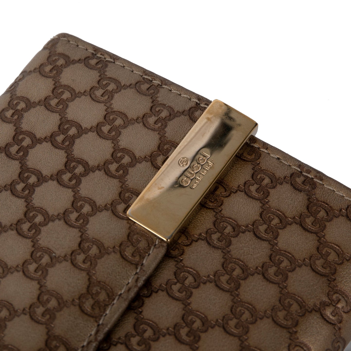 Gucci GG Microguccissima Compact Wallet