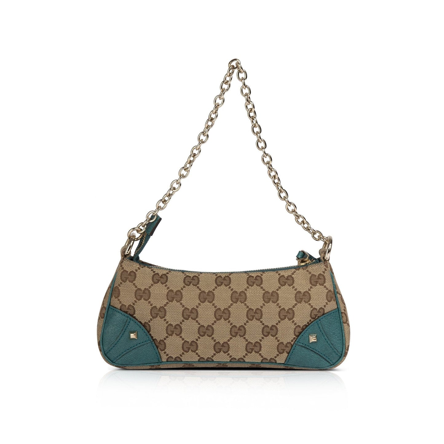 Gucci GG Nailhead Chain-Link Pochette