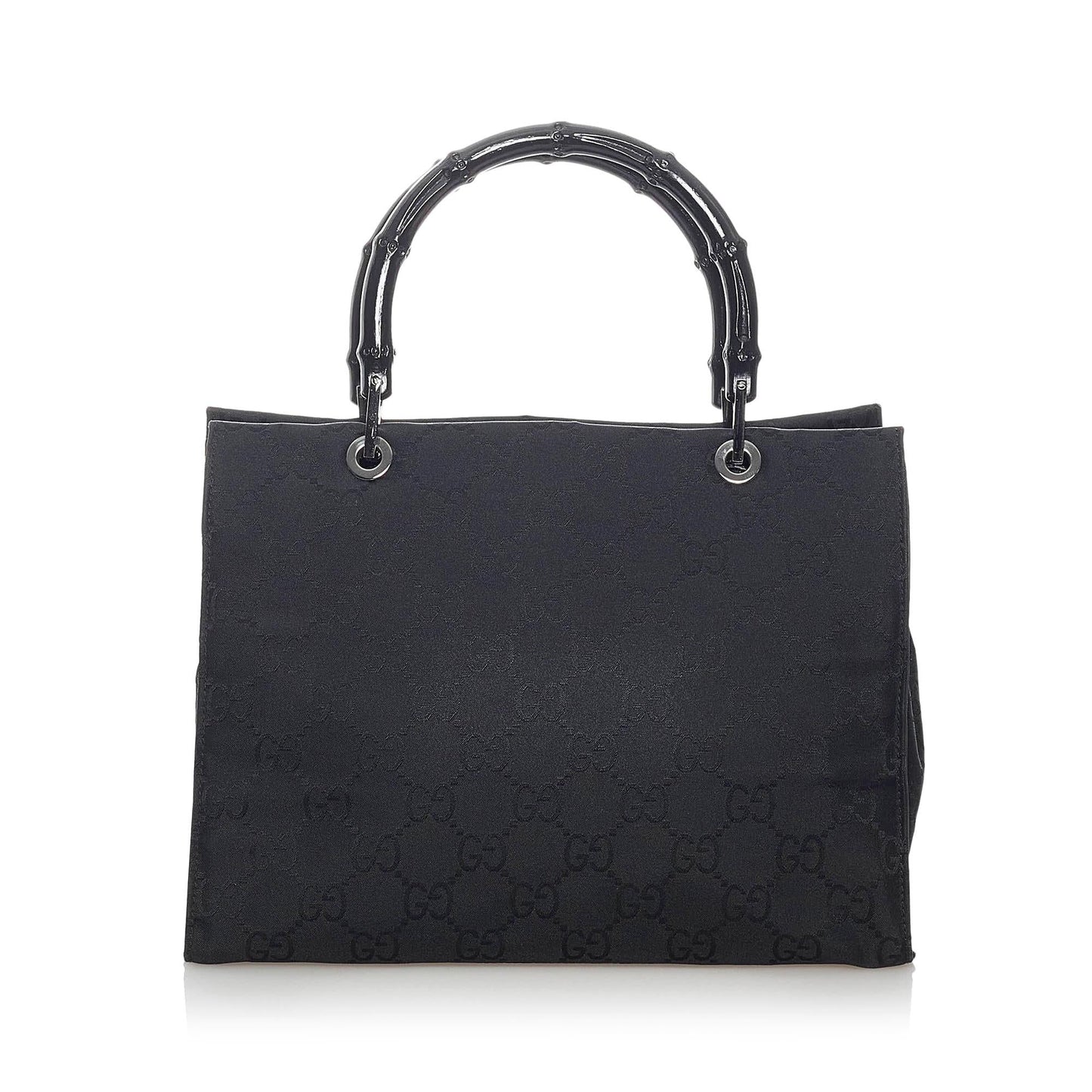 Gucci GG Nylon Bamboo Satchel (SHG-30579)