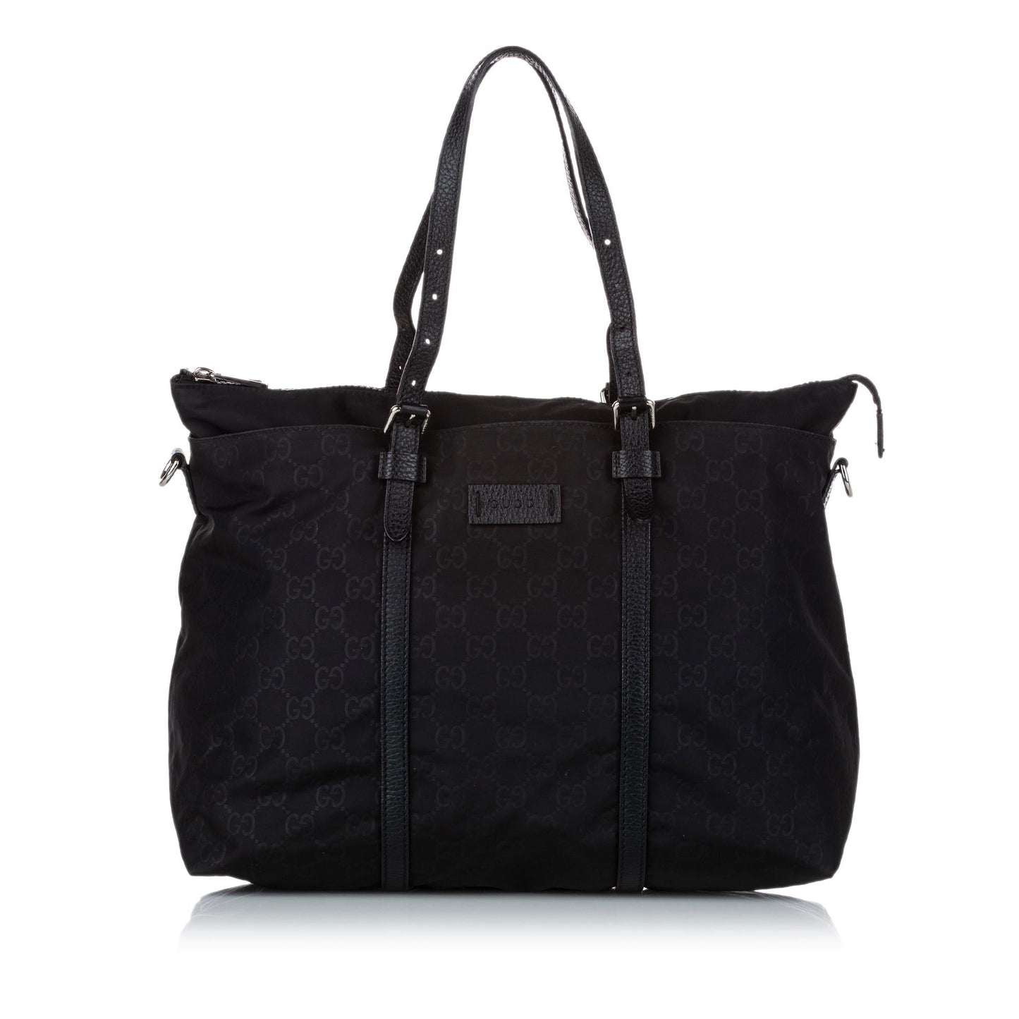 Gucci GG Nylon Satchel (SHG-zPVamU)