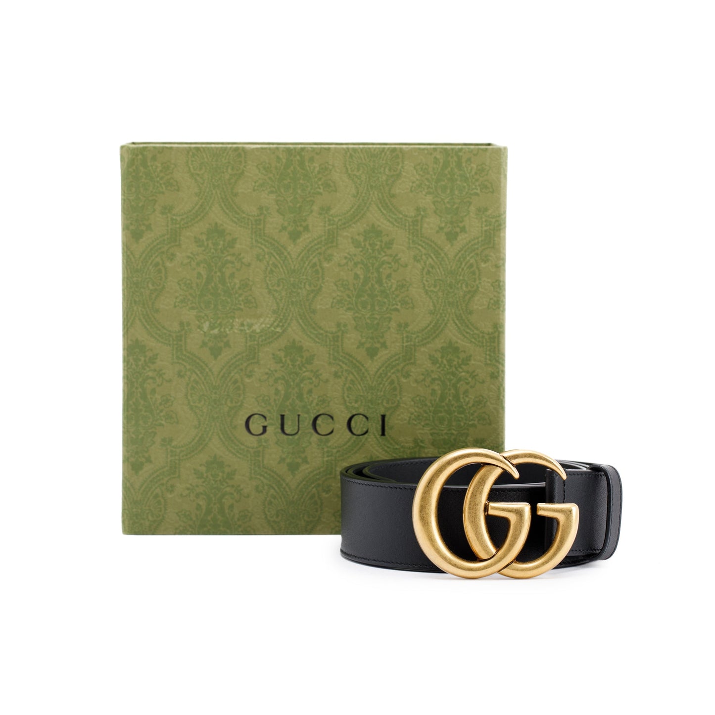 Gucci GG Re-Edition Wide Leather Belt