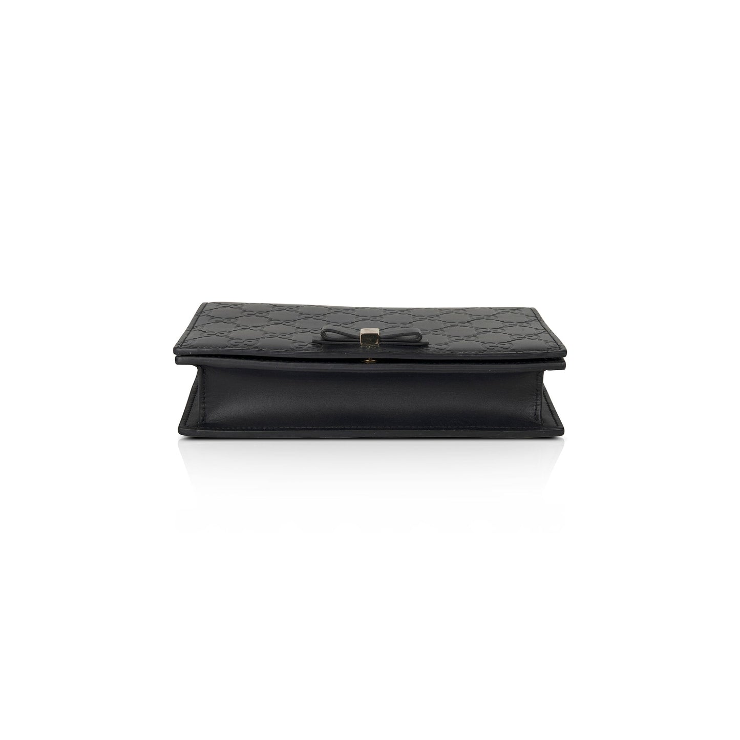 Gucci GG Signature Bow Wallet on Chain
