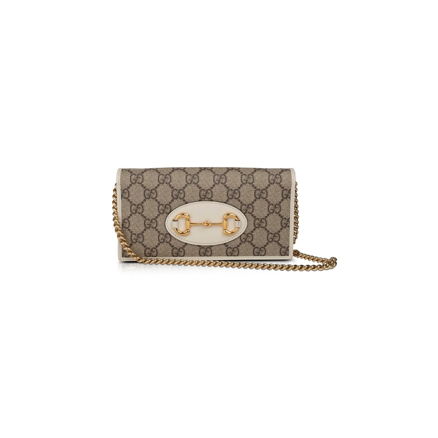 Gucci GG Supreme 1955 Horsebit Wallet on Chain