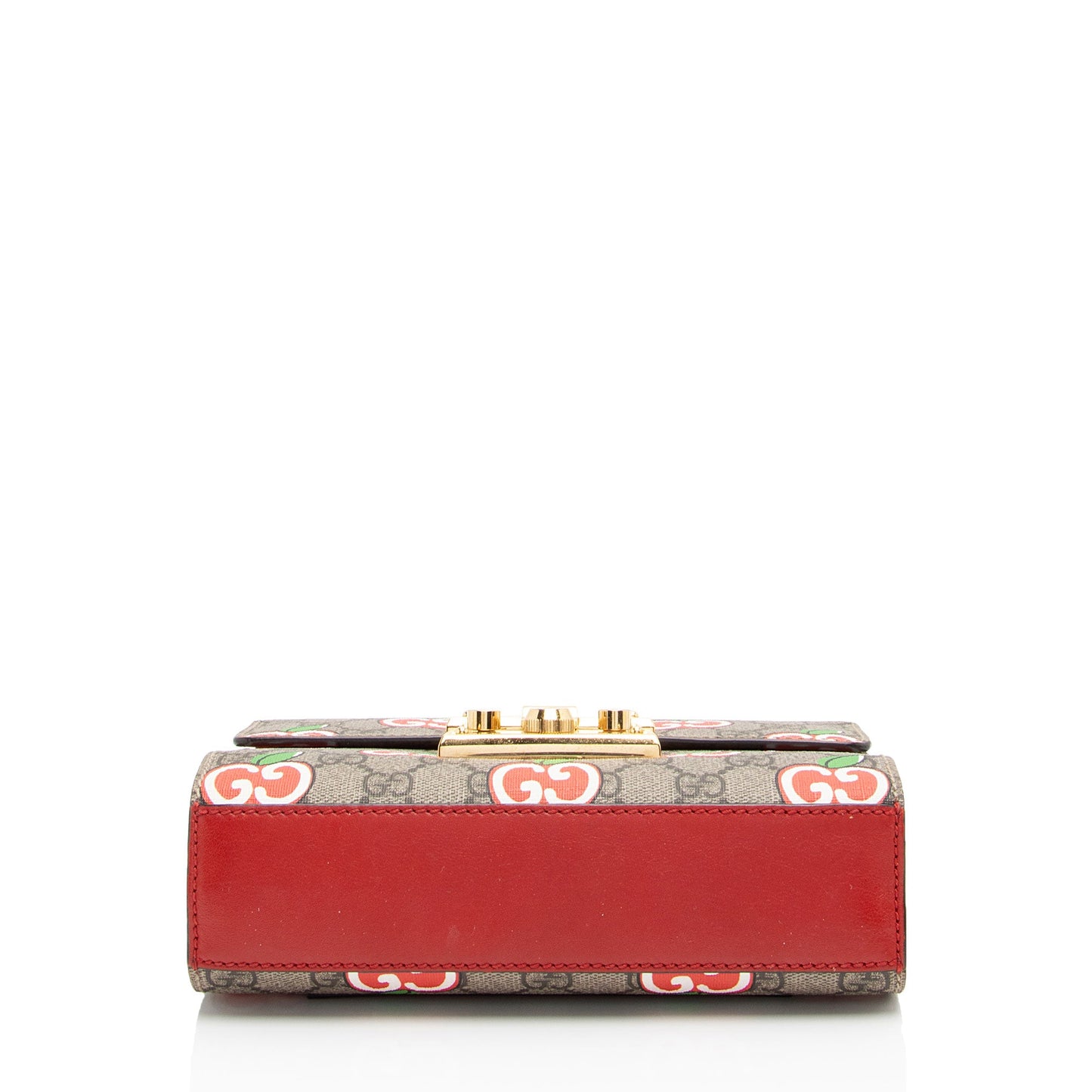 Gucci GG Supreme Apple Padlock Small Shoulder Bag