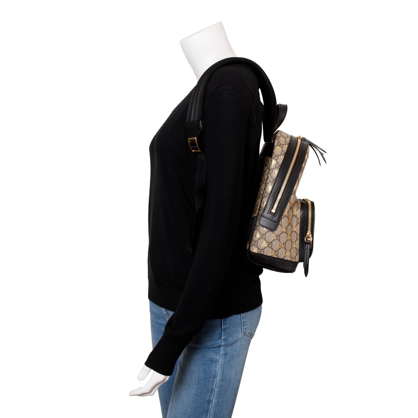 Gucci GG Supreme Bees Small Eden Backpack