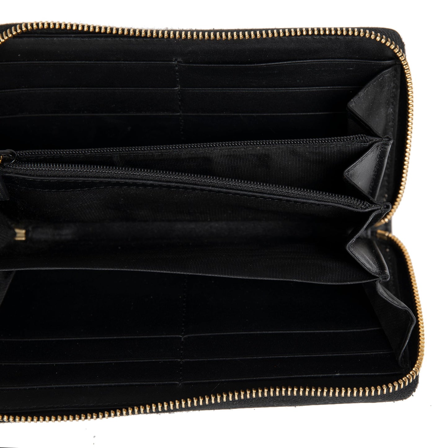 Gucci GG Supreme Bees Zip Around Wallet