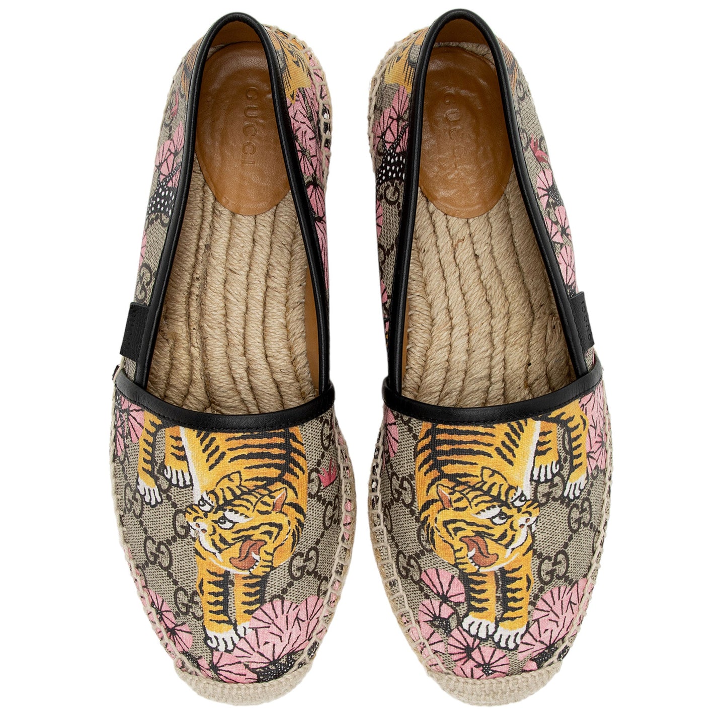 Gucci GG Supreme Bengal Espadrilles - Size 8 / 38 (SHF-REqv7P)