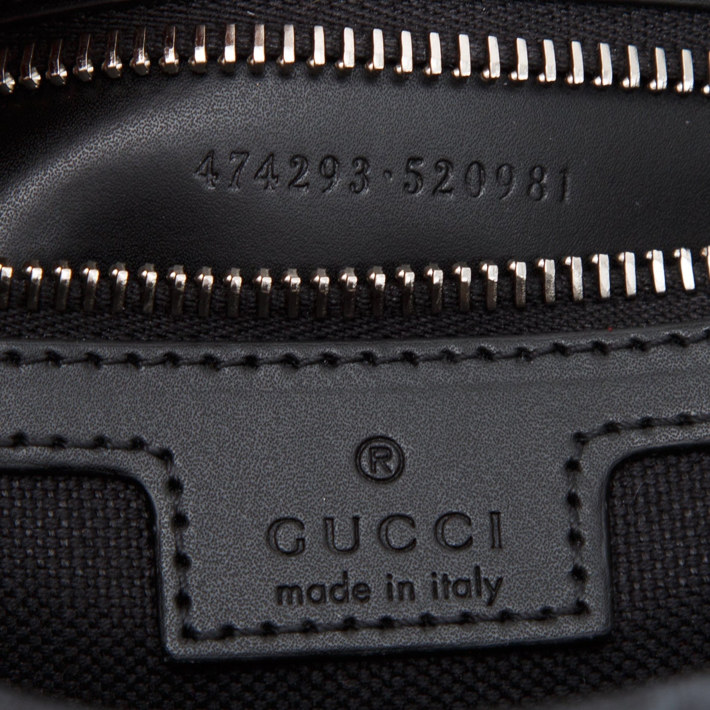 Gucci GG Supreme Black Belt Bag