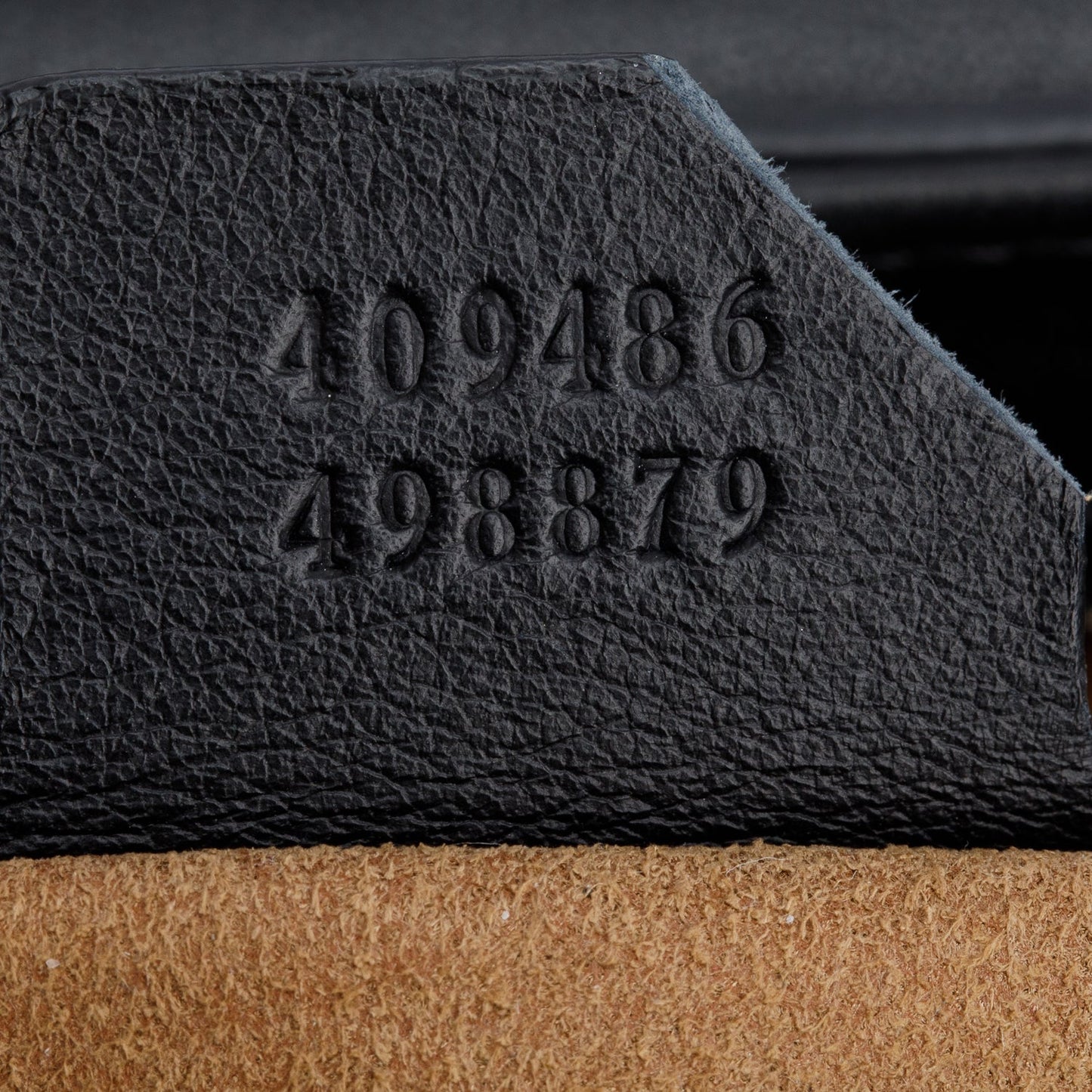 Gucci GG Supreme Black Leather Medium Padlock Bag