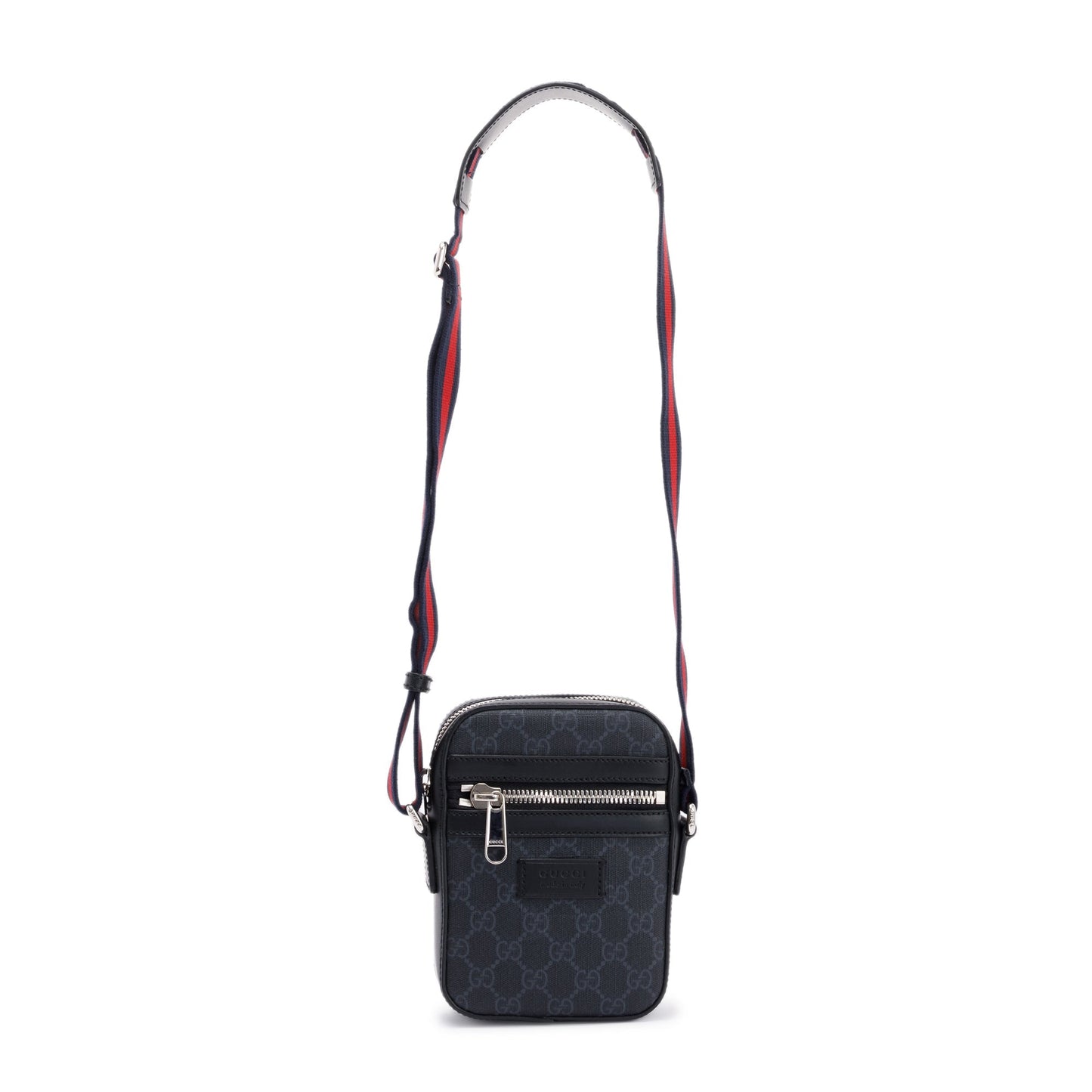 Gucci GG Supreme Black Messenger Bag