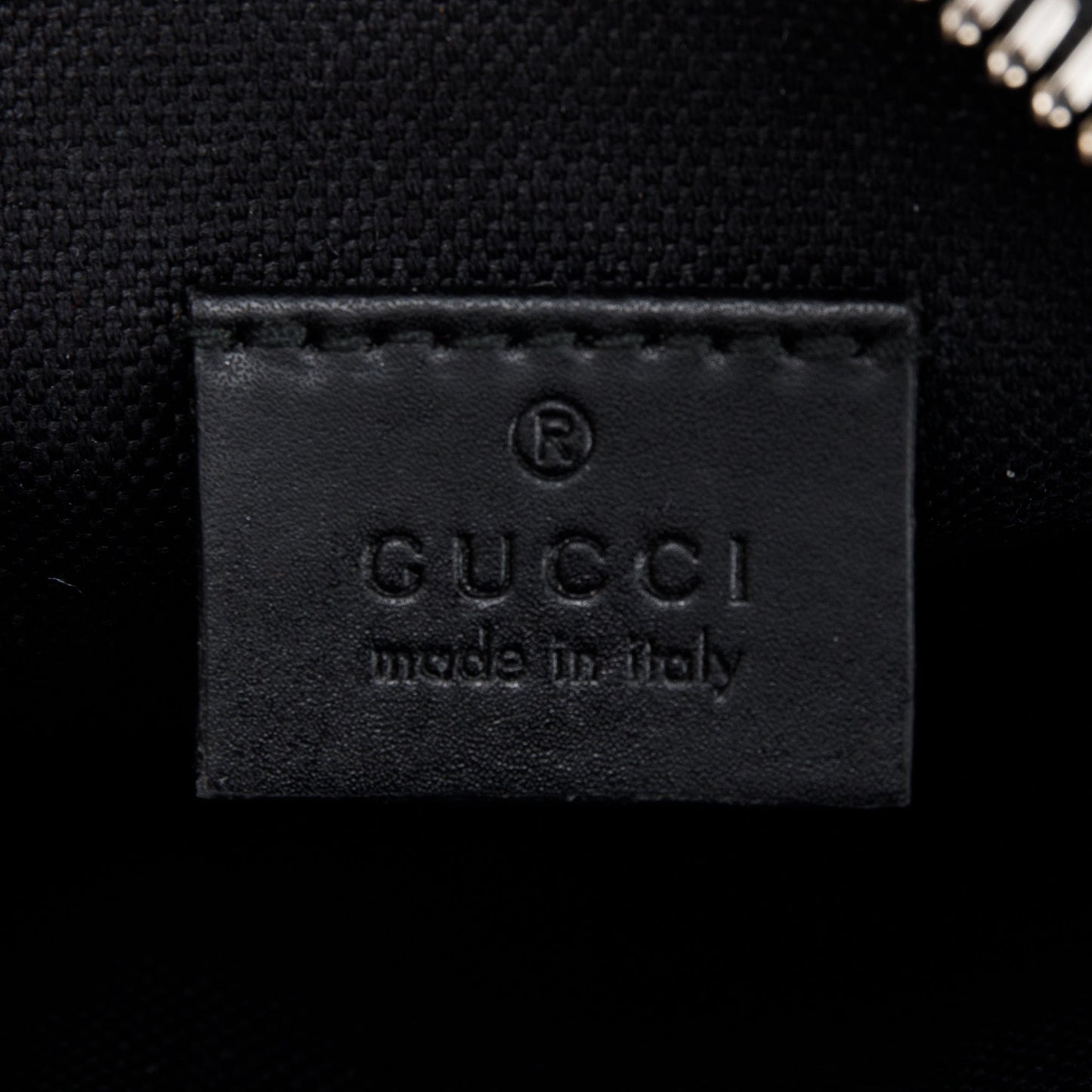 Gucci GG Supreme Black Messenger Bag