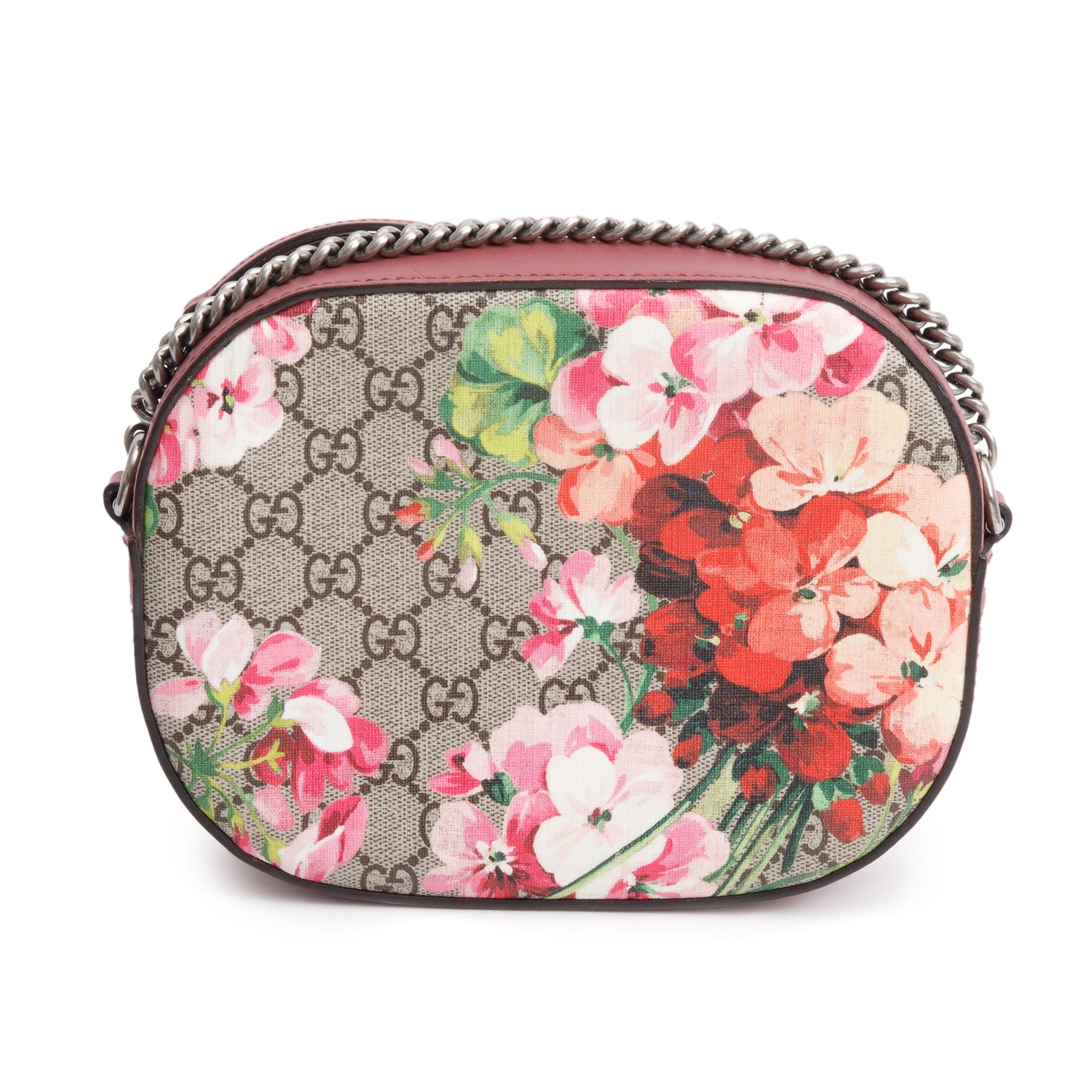 Gucci GG Supreme Blooms Chain Crossbody Bag