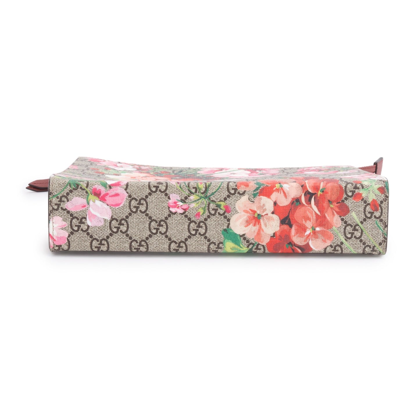 Gucci GG Supreme Blooms Large Cosmetics Zip Pouch