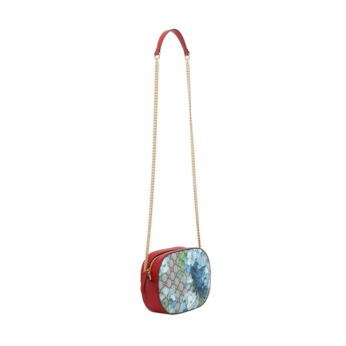 Gucci GG Supreme Blooms Mini Chain Crossbody Bag