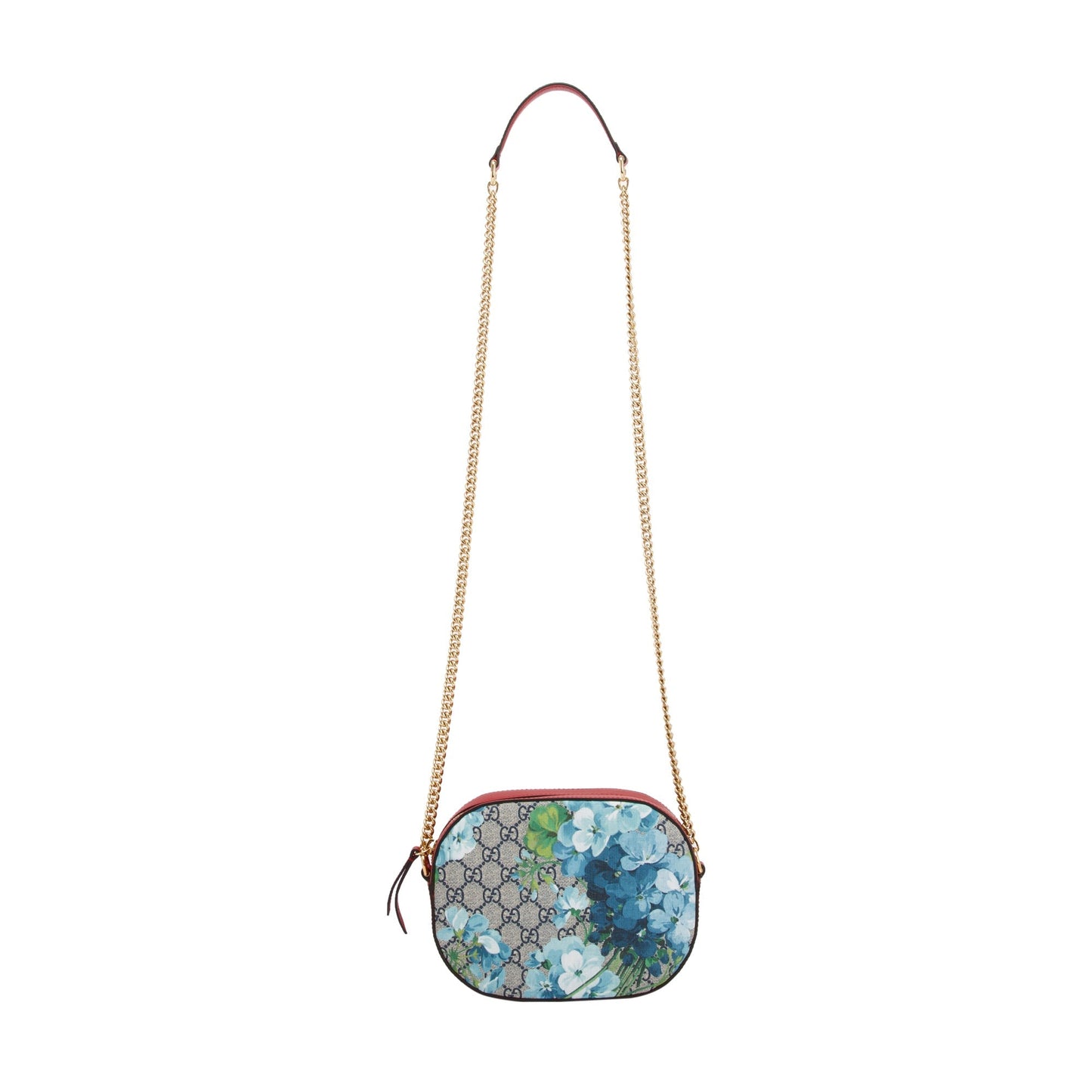 Gucci GG Supreme Blooms Mini Chain Crossbody Bag
