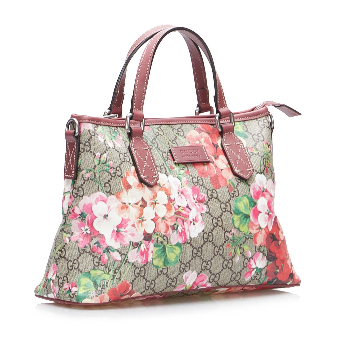 Gucci GG Supreme Blooms Satchel (SHG-ohCTZX)