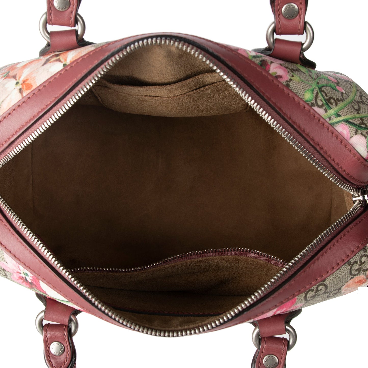 Gucci GG Supreme Blooms Small Boston Bag