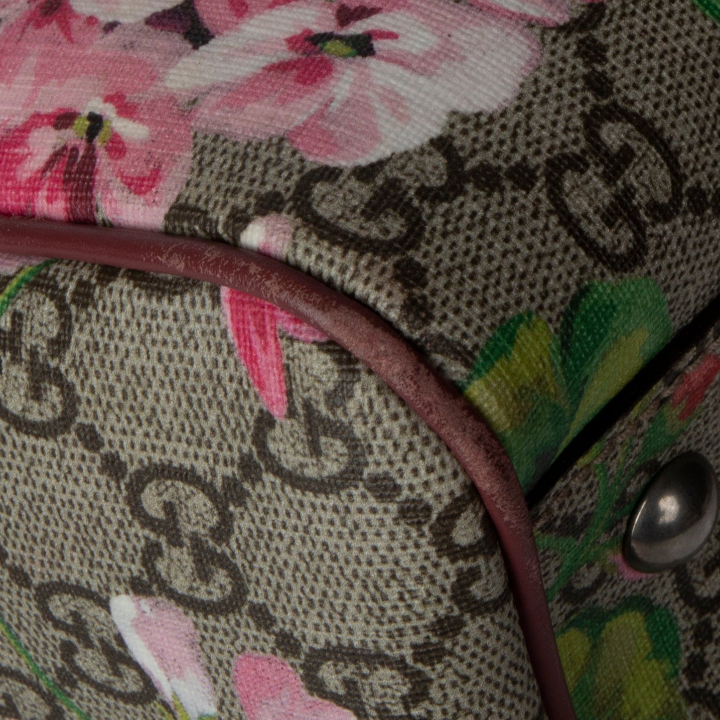 Gucci GG Supreme Blooms Small Boston Bag