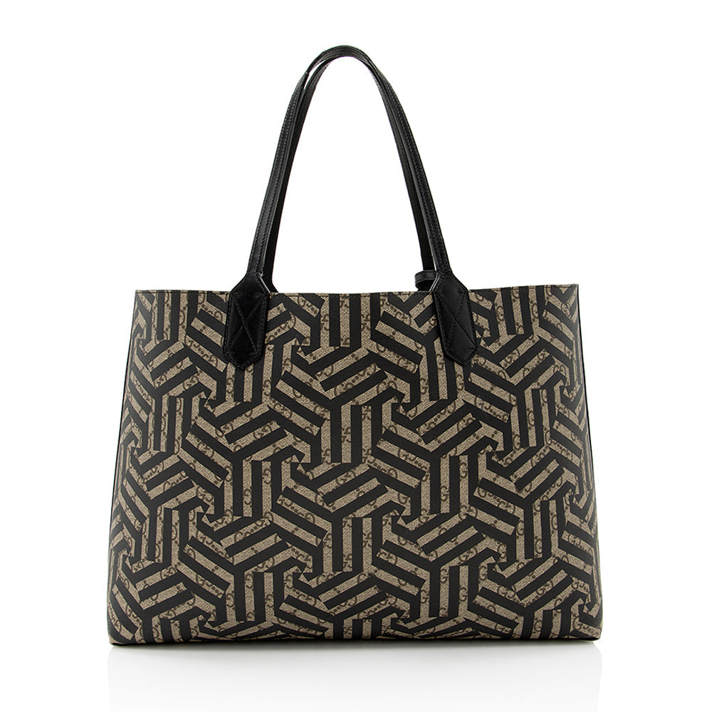 Gucci GG Supreme Caleido Medium Reversible Tote (SHF-21938)