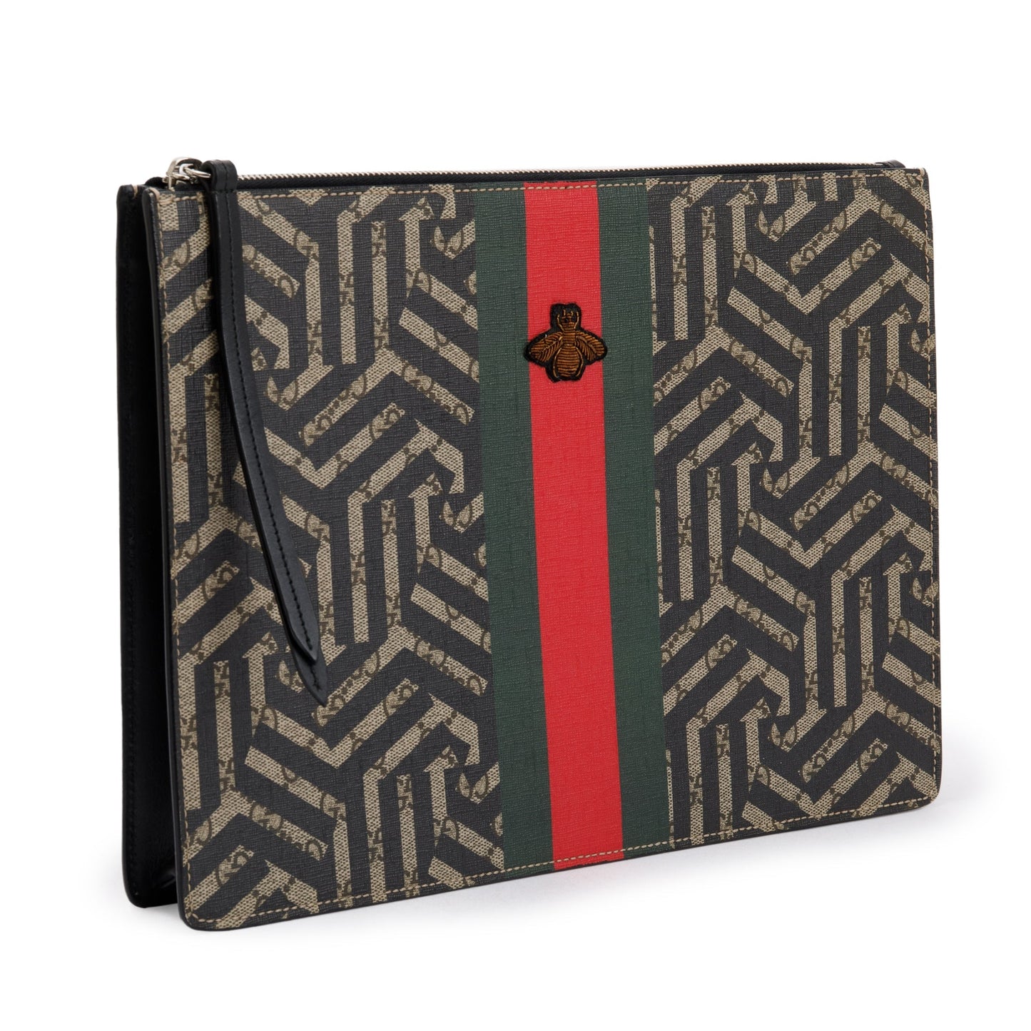 Gucci GG Supreme Caliedo Web Bee Large Crossbody Bag