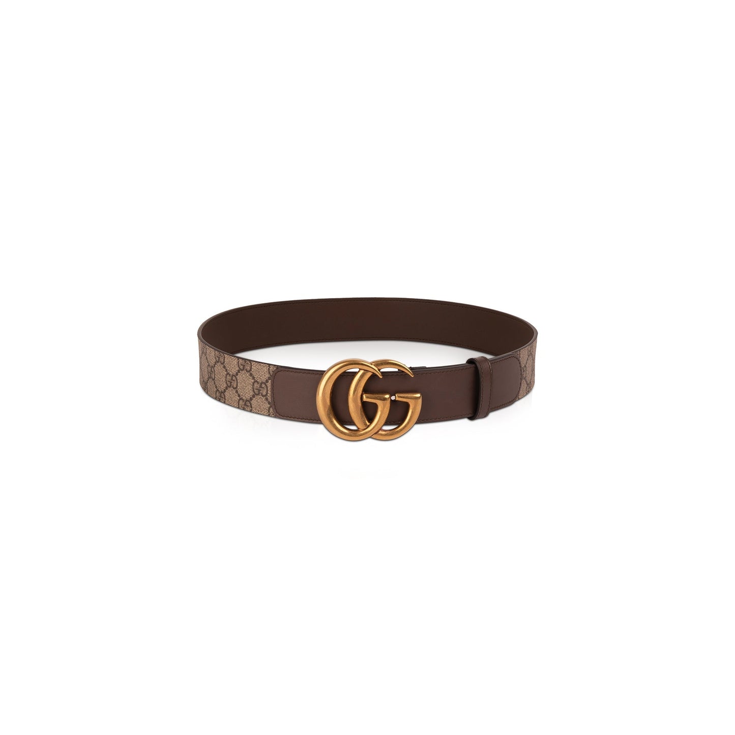 Gucci GG Supreme Canvas Belt with Double G Buckle