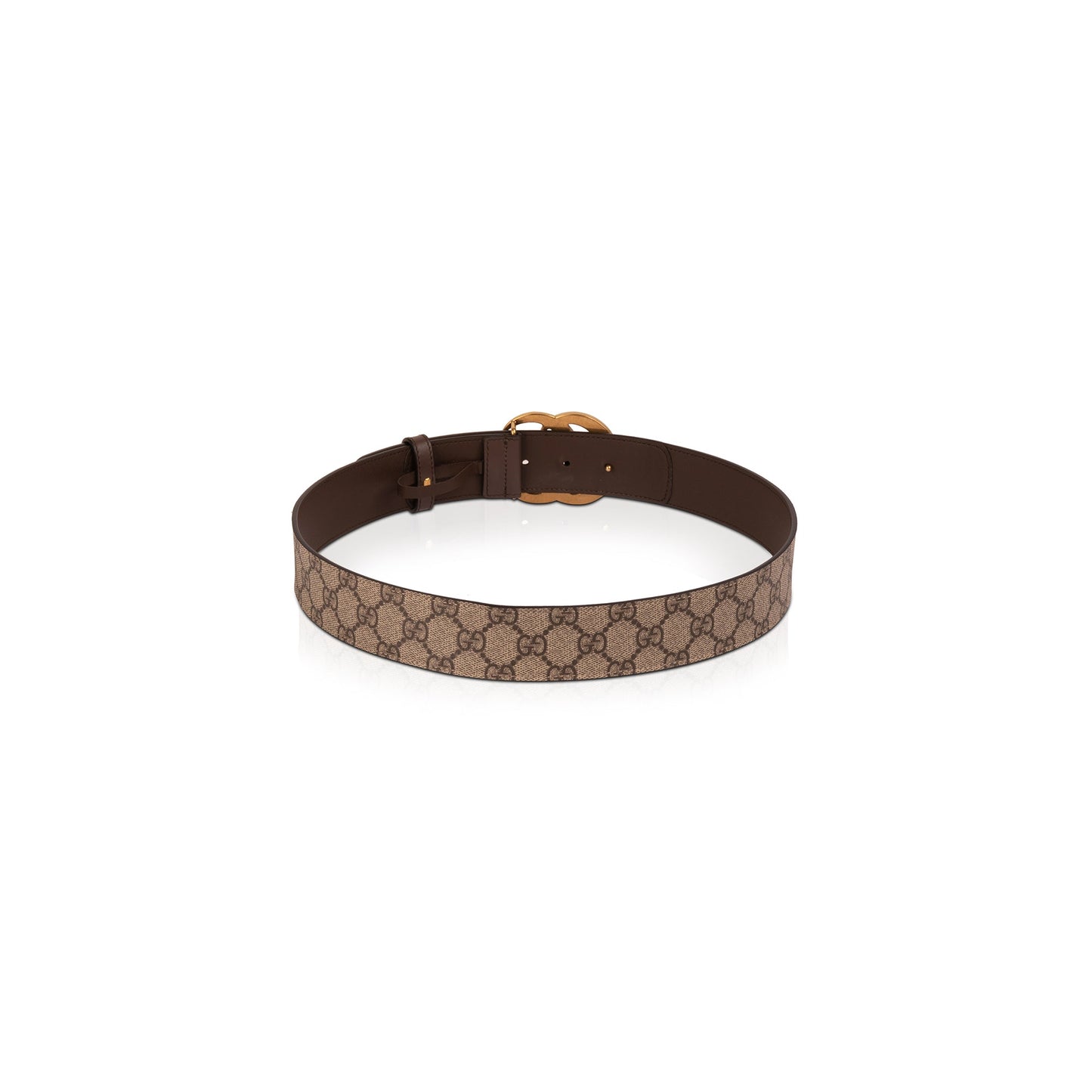 Gucci GG Supreme Canvas Belt with Double G Buckle