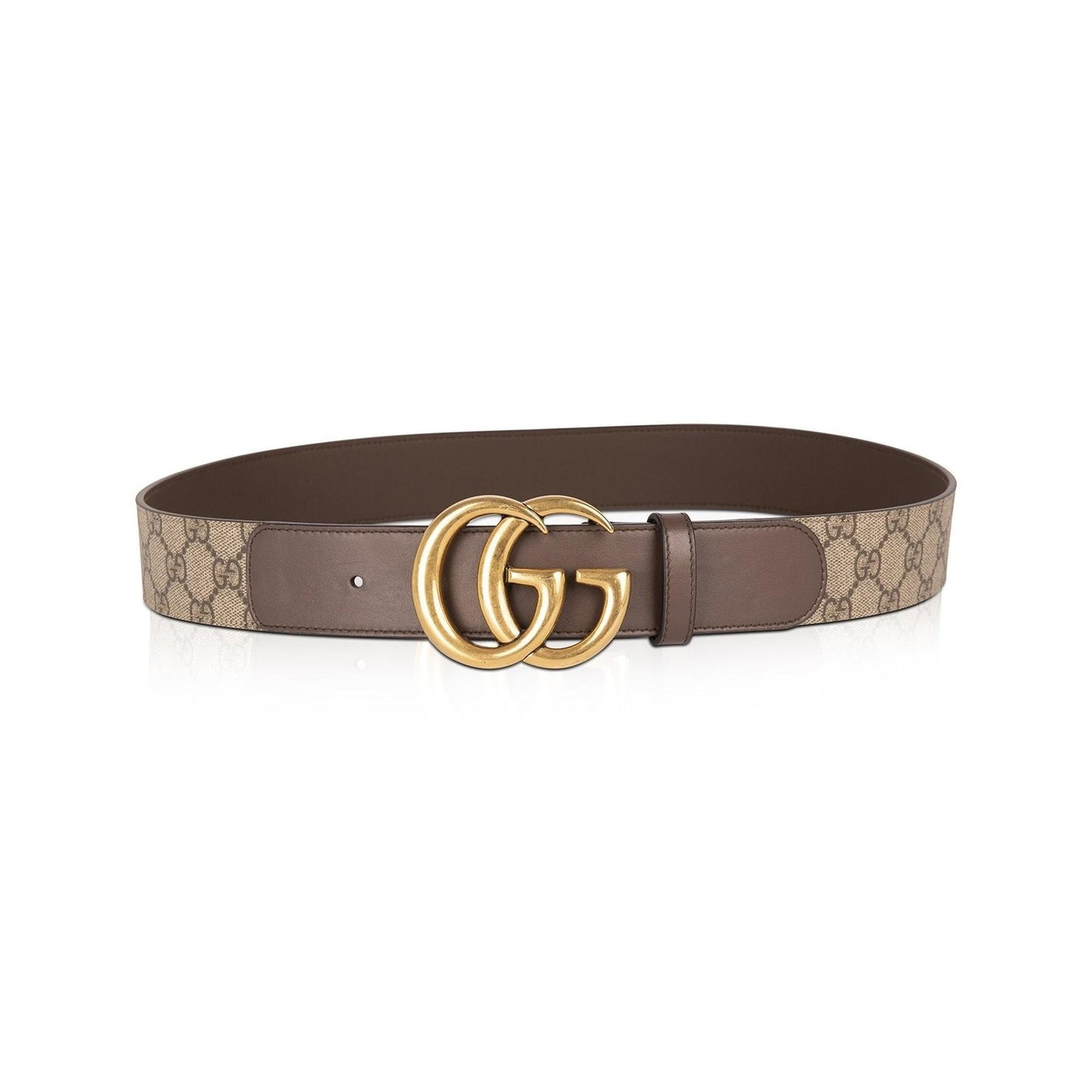 Gucci GG Supreme Canvas Belt with Double G Buckle