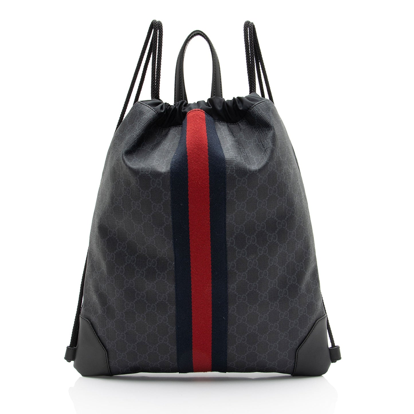 Gucci GG Supreme Canvas Drawstring Backpack