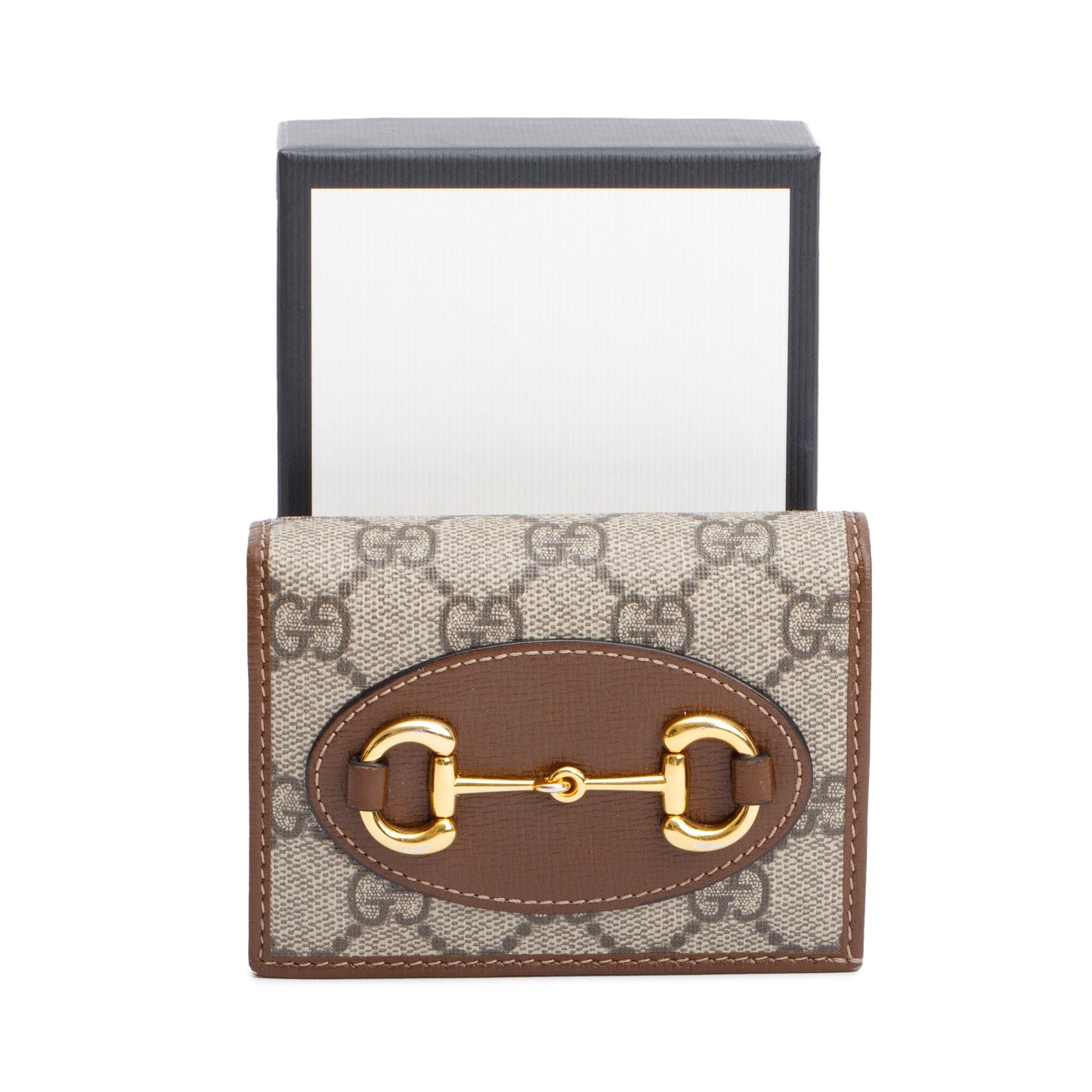 Gucci GG Supreme Canvas Horsebit 1955 Card Case Wallet