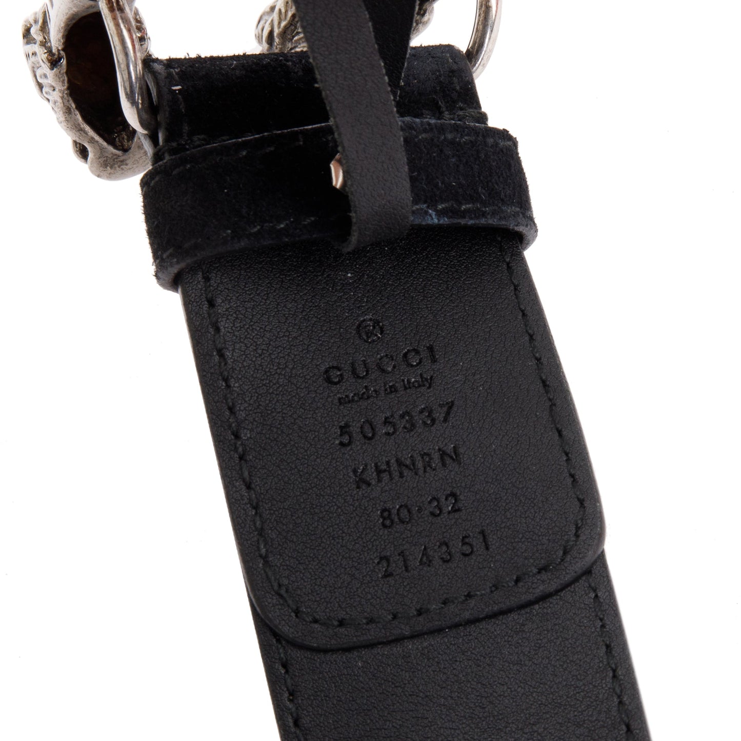 Gucci GG Supreme Canvas and Suede Dionysus Belt