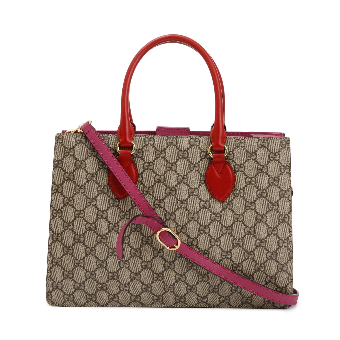 Gucci GG Supreme Convertible Handle Bag