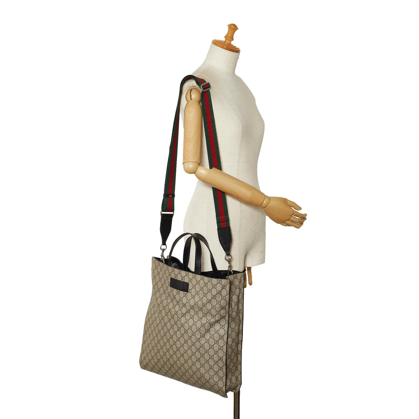 Gucci GG Supreme Convertible Soft Tote (SHG-N1E2LZ)