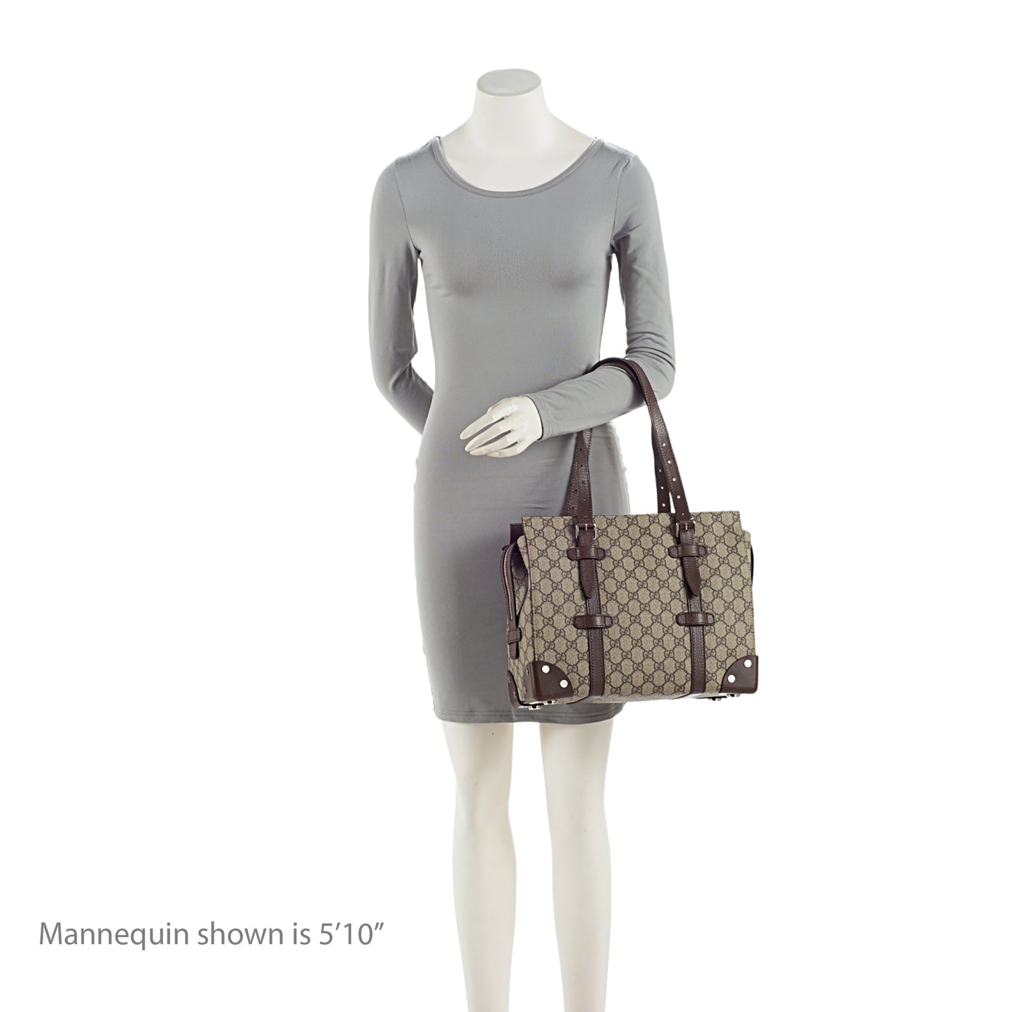 Gucci GG Supreme Buckle Small Tote (SHF-2EWGYl)