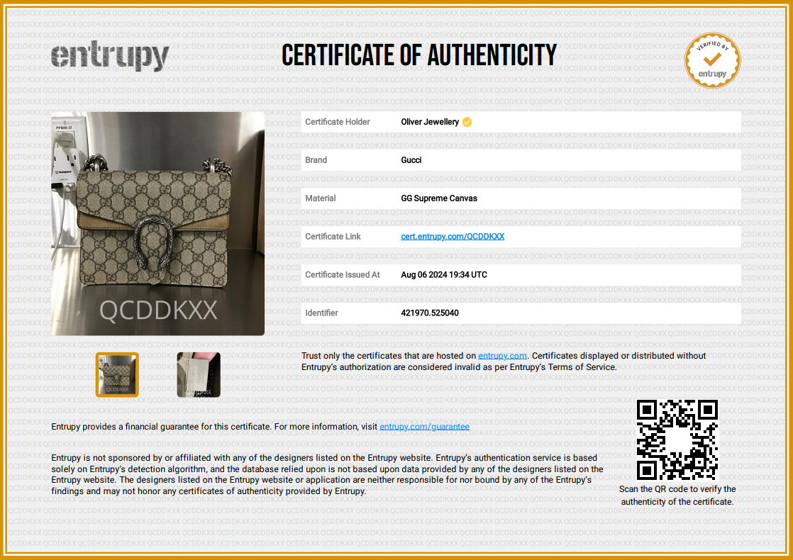 Gucci GG Supreme Dionysus Mini Shoulder Bag