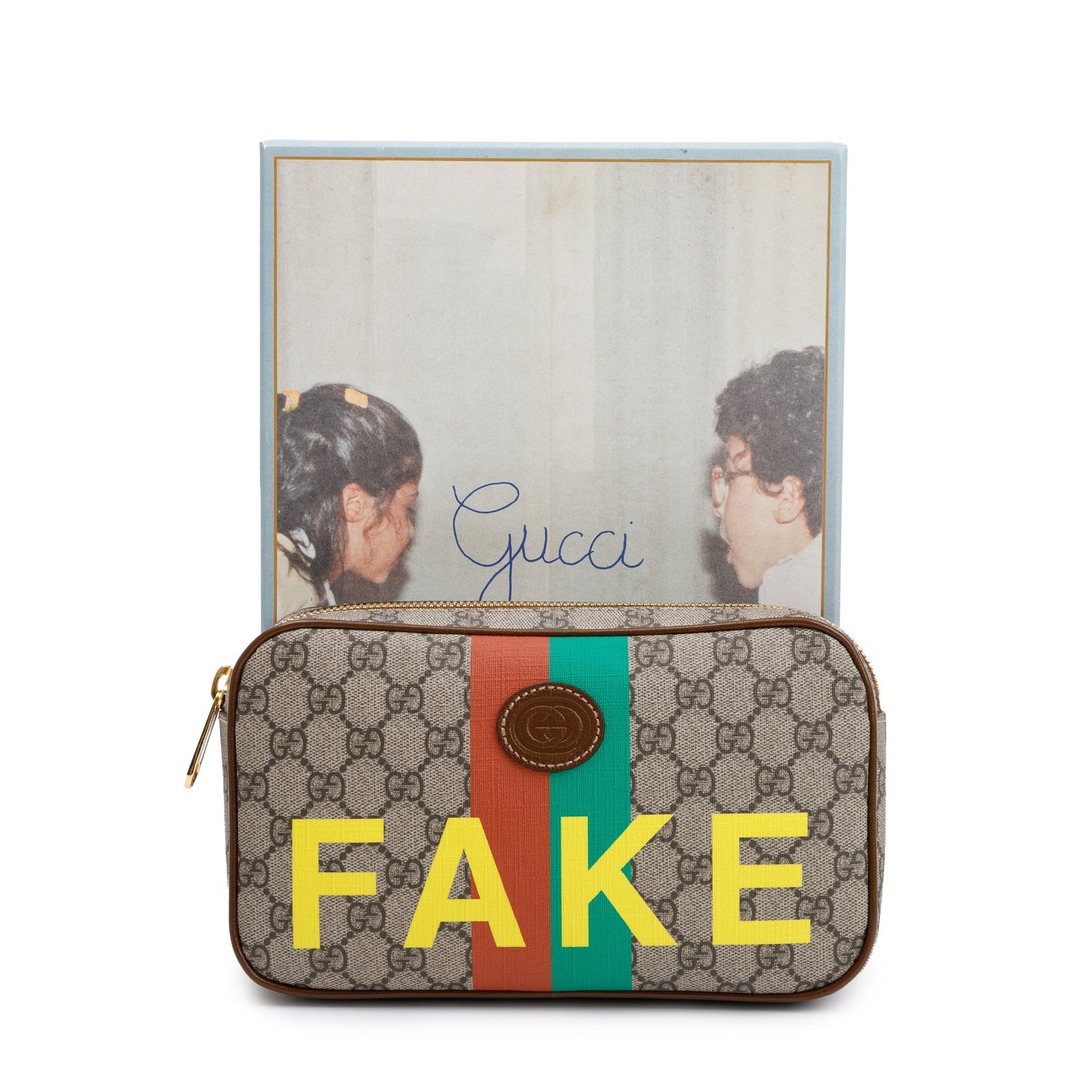 Gucci GG Supreme Fake/Not Belt Bag