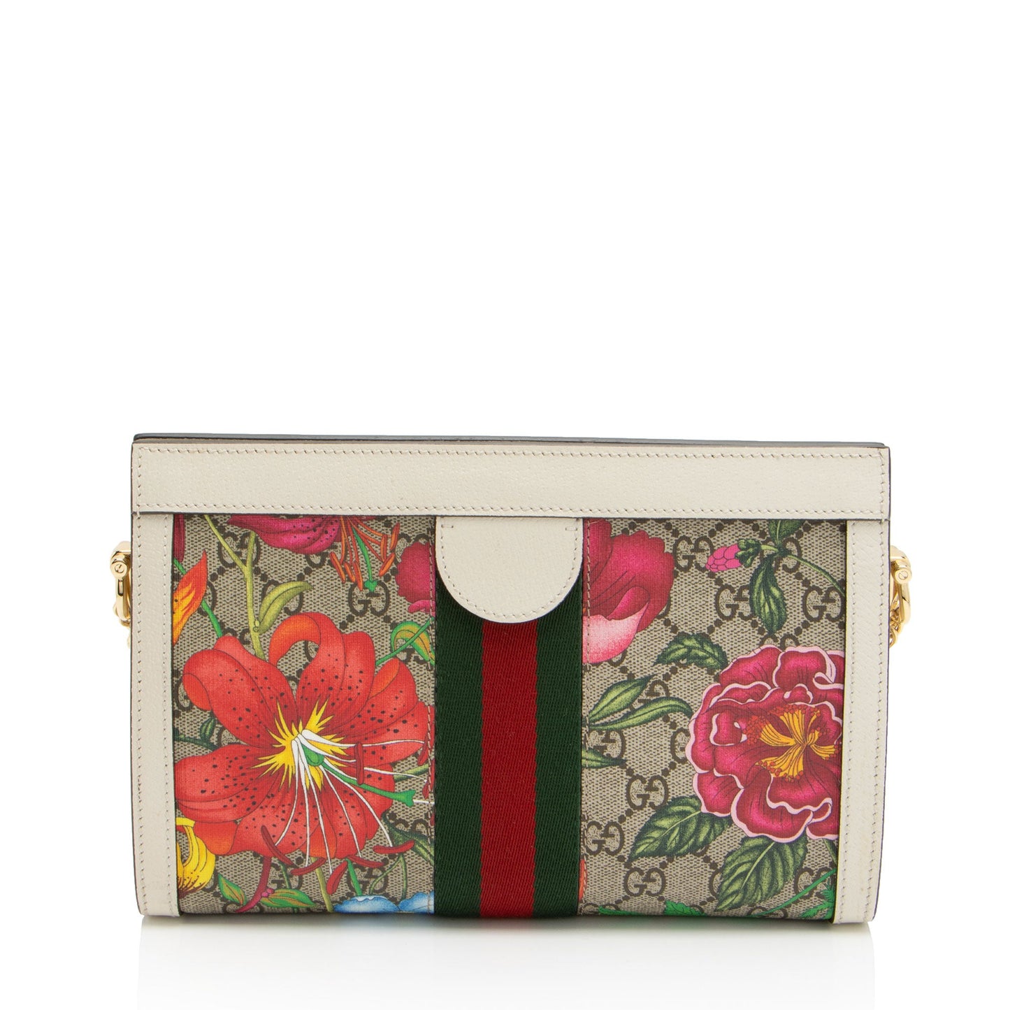 Gucci GG Supreme Flora Ophidia Shoulder Bag (SHF-4KDHW3)