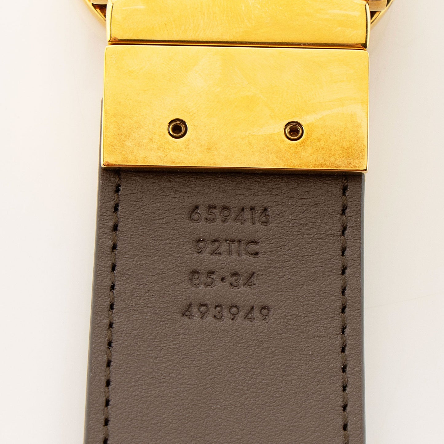 Gucci GG Supreme GG Marmont Reversible Belt - Size 34 / 85