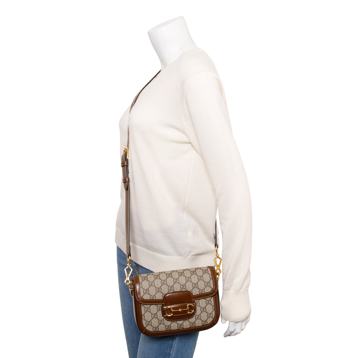 Gucci GG Supreme Horsebit 1955 Mini Bag