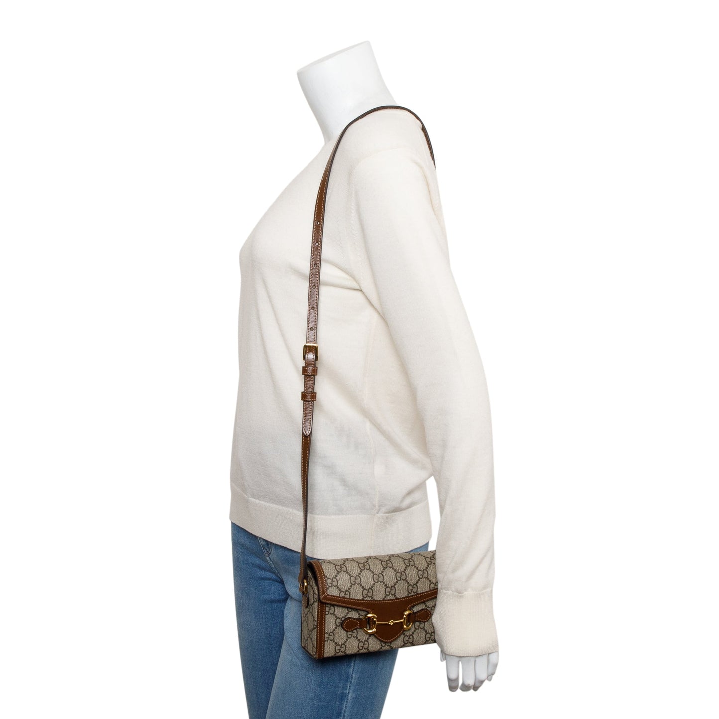 Gucci GG Supreme Horsebit 1955 Mini Bag