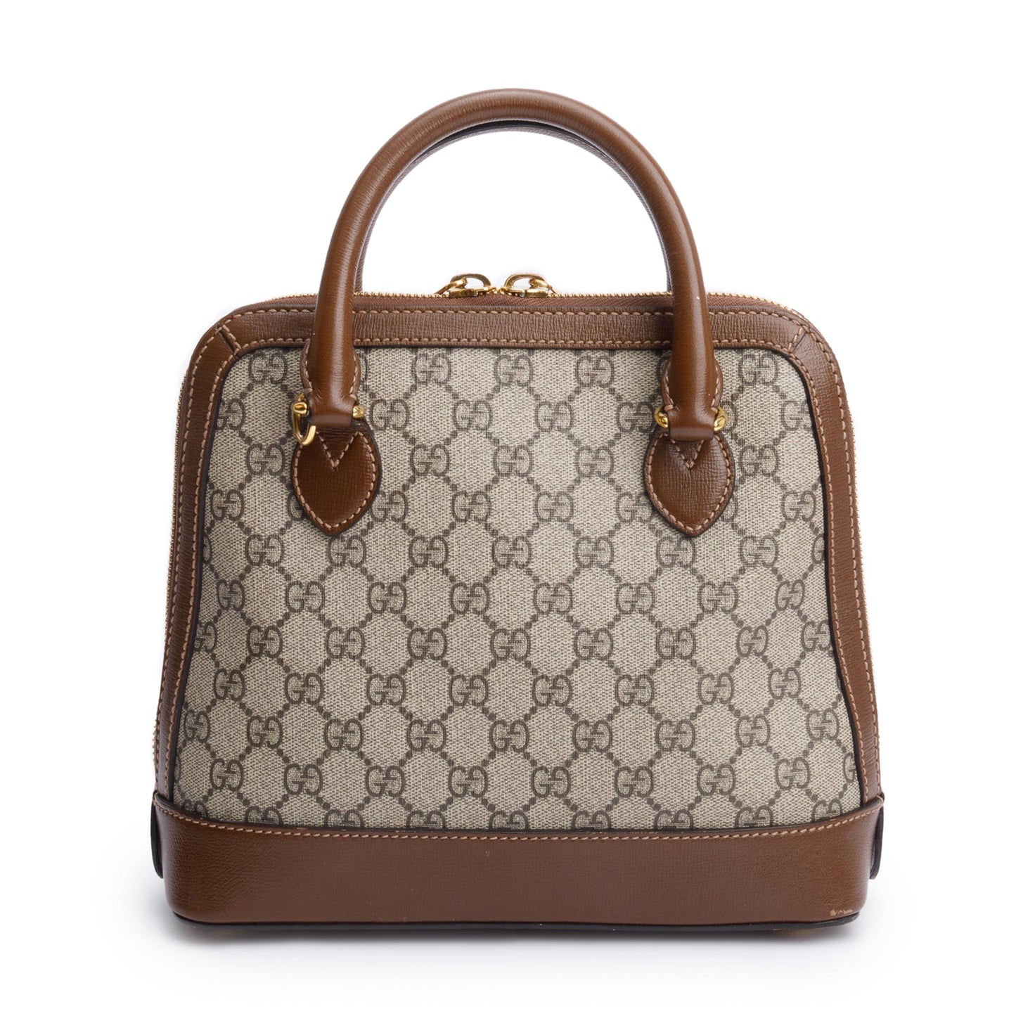 Gucci GG Supreme Horsebit 1955 Small Top Handle Bag