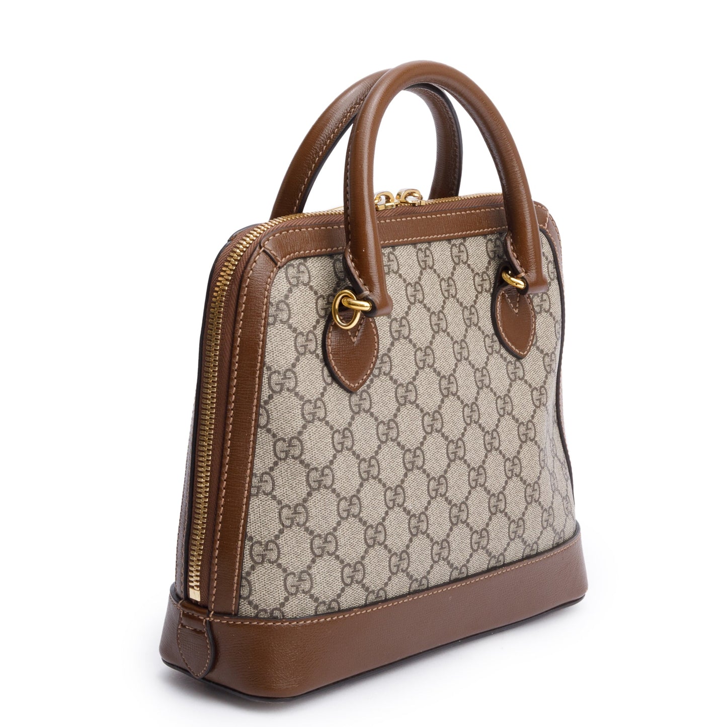 Gucci GG Supreme Horsebit 1955 Small Top Handle Bag