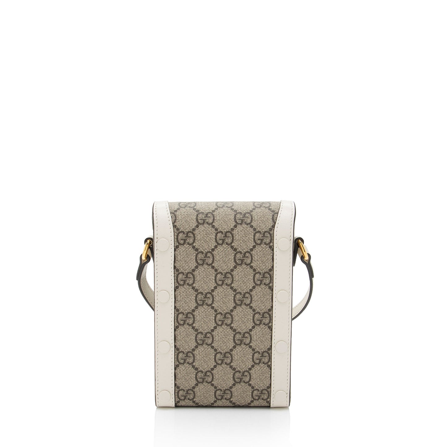Gucci GG Supreme Horsebit 1955 Vertical Mini Shoulder Bag (SHF-eO3rqs)