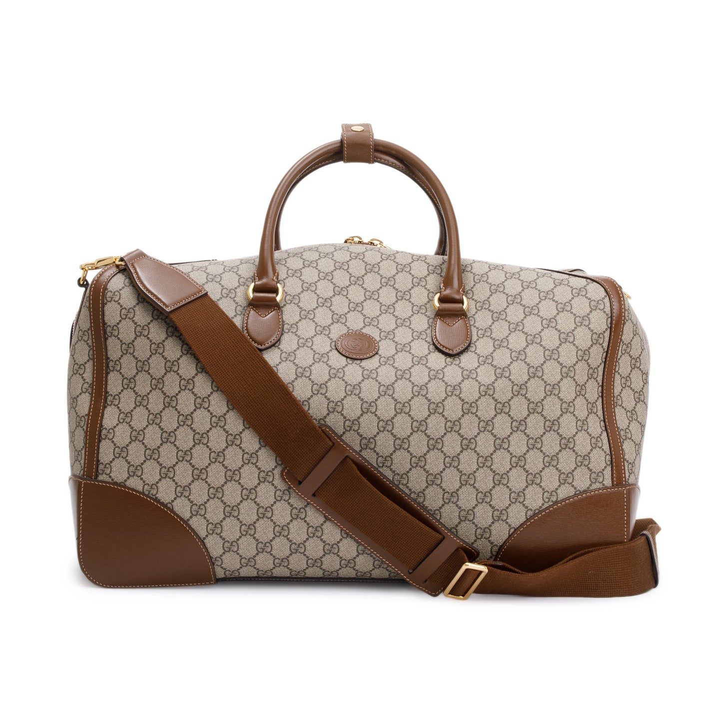 Gucci GG Supreme Interlocking G Duffle Bag