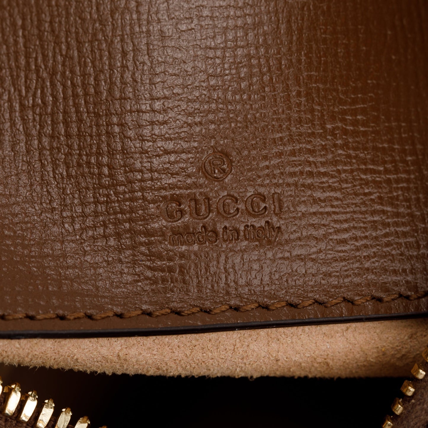 Gucci GG Supreme Interlocking G Half-Moon Shaped Mini Bag