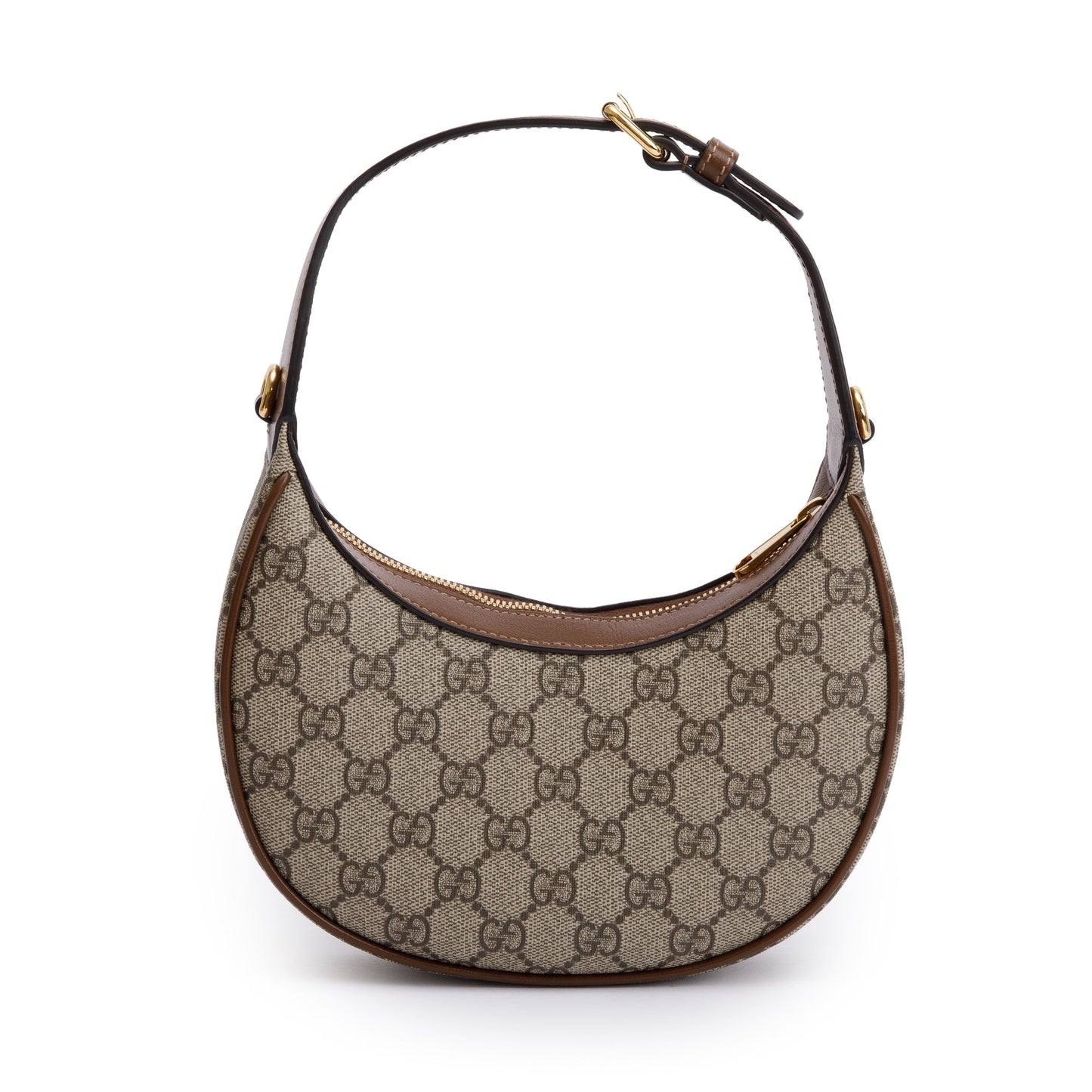 Gucci GG Supreme Interlocking G Half-Moon Shaped Mini Bag