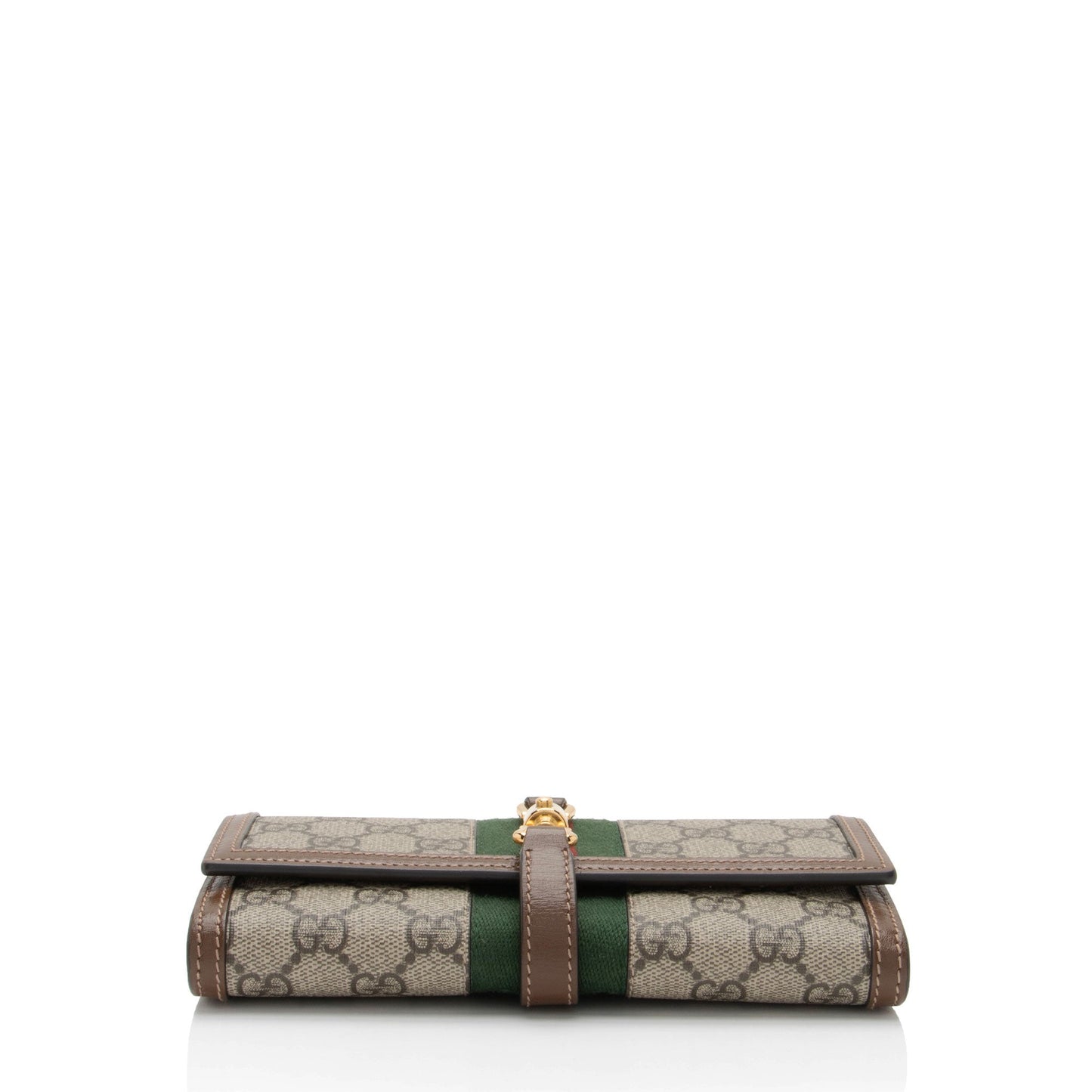 Gucci GG Supreme Jackie 1961 Chain Wallet (SHF-X2fzmk)