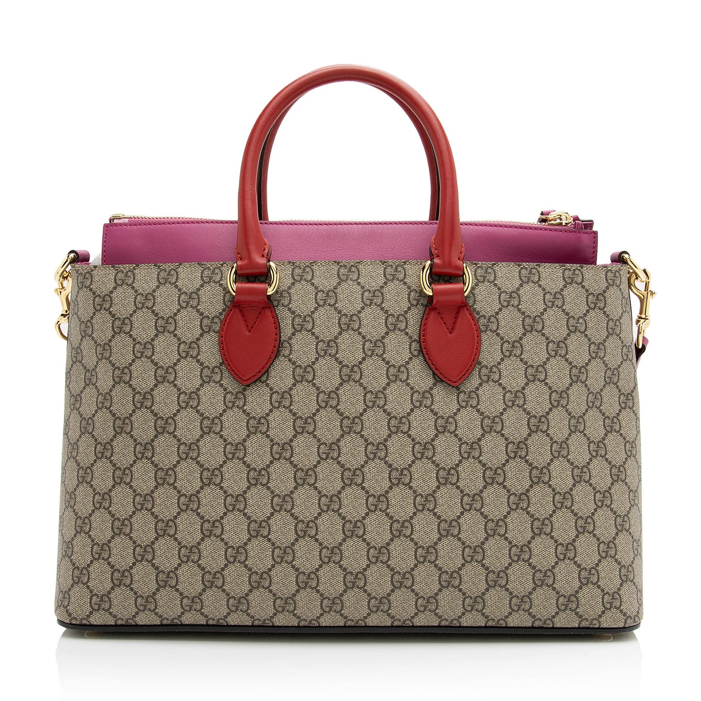 Gucci GG Supreme Large Zip Tote (SHF-23742)